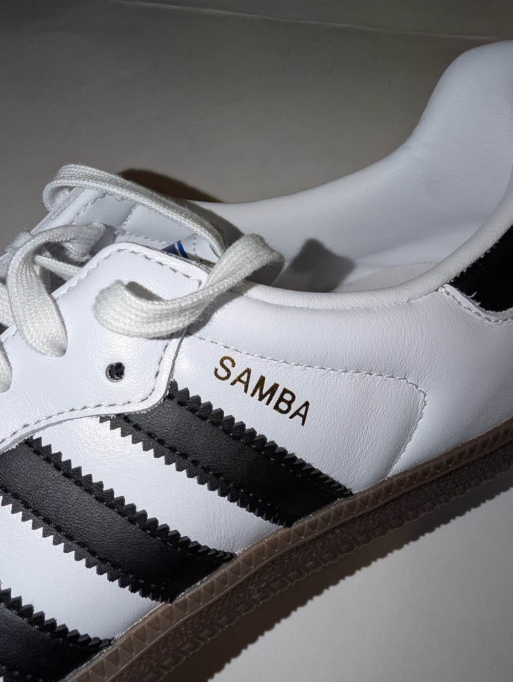 Adidas Samba OG White & Black Classic Sneakers Women's 8.5 New - Picture 3 of 8